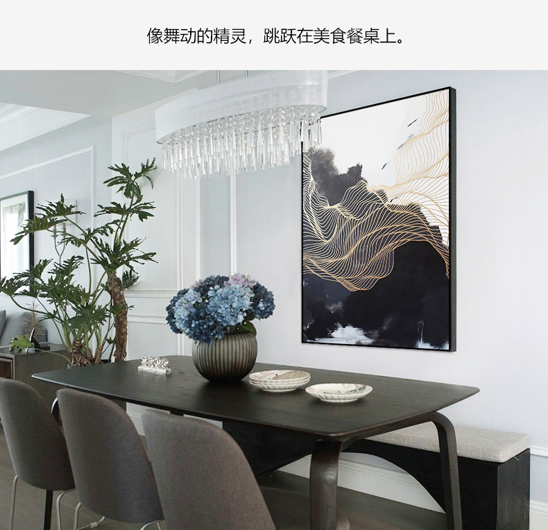 現代抽象裝飾畫 唯美風景玄關走廊客廳掛畫 辦公室晶瓷畫 純手繪油畫 風起云涌
