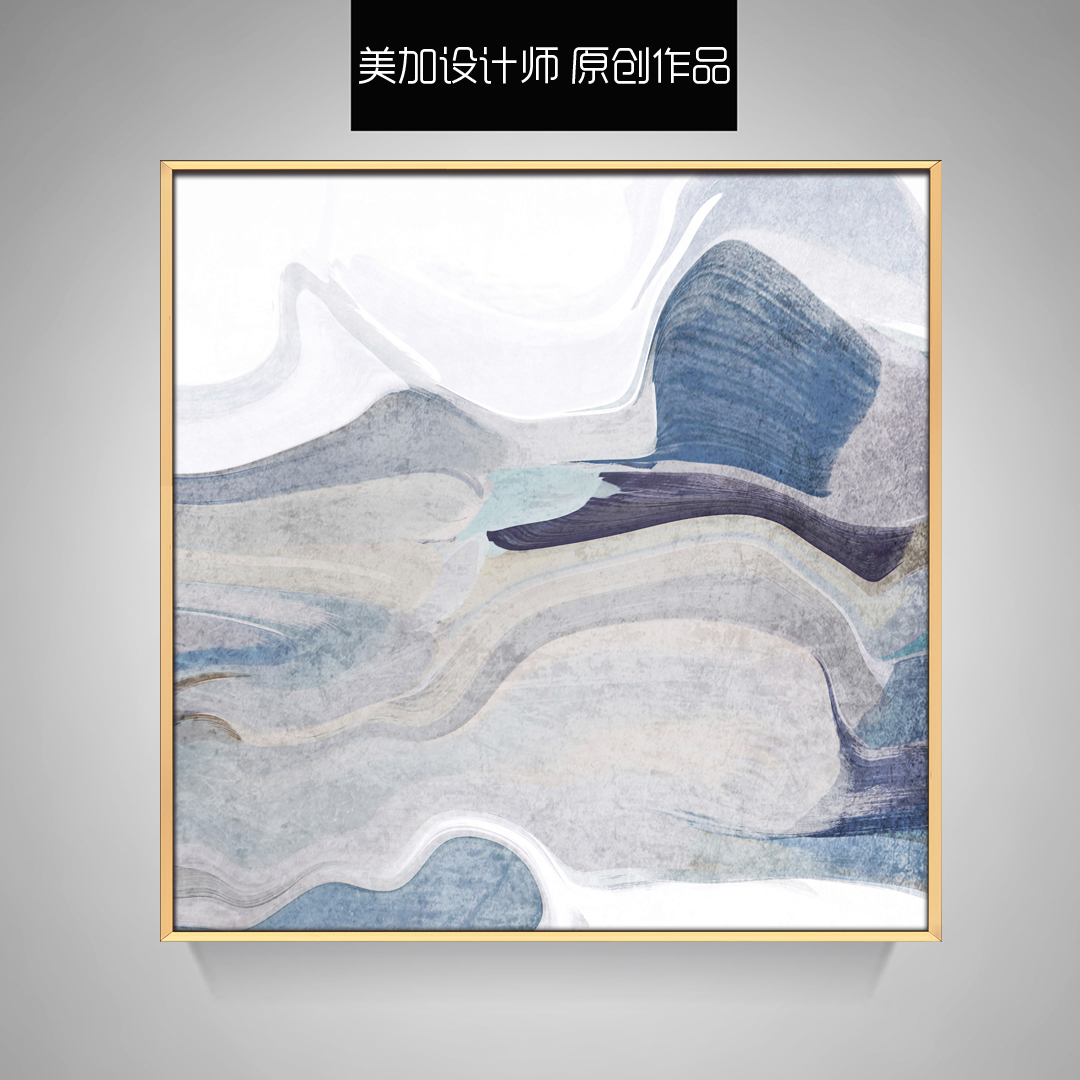 現代簡約抽象系列壁畫 餐廳裝飾畫玄關掛畫 晶瓷畫 雙拼系列7