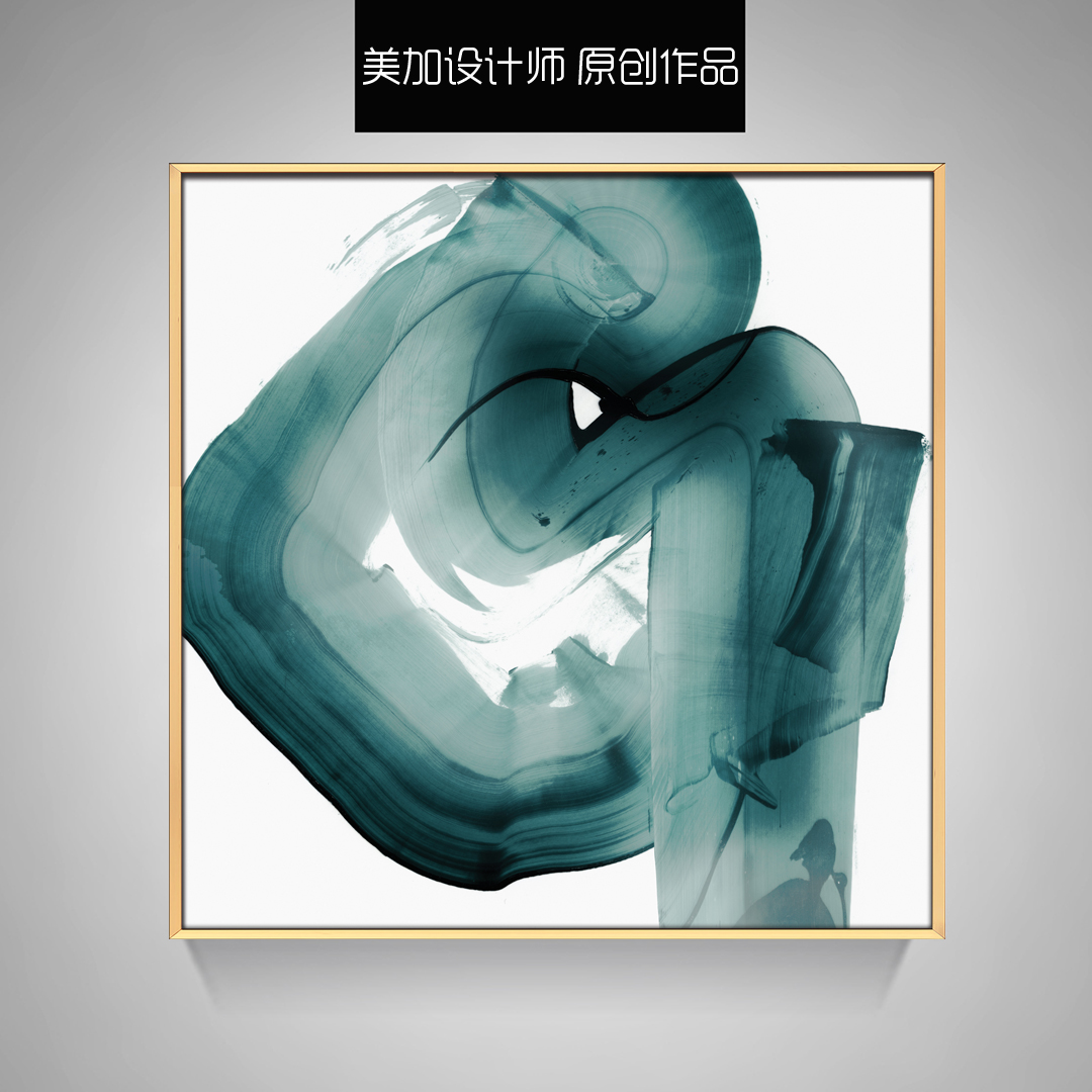 現代簡約客廳裝飾抽象事玄關臥室掛畫 晶瓷畫