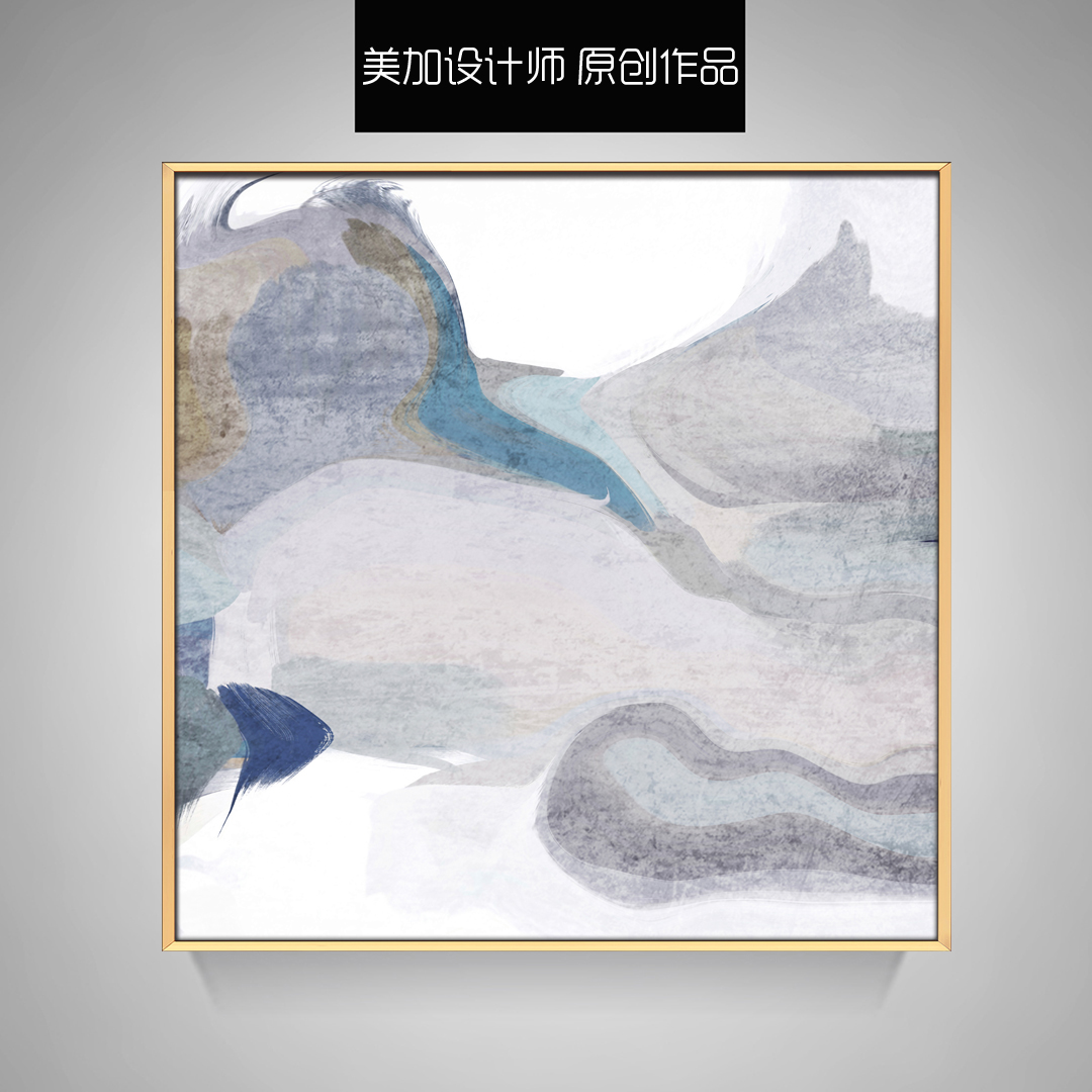 現代簡約抽象系列壁畫 餐廳裝飾畫玄關掛畫 晶瓷畫 雙拼系列7