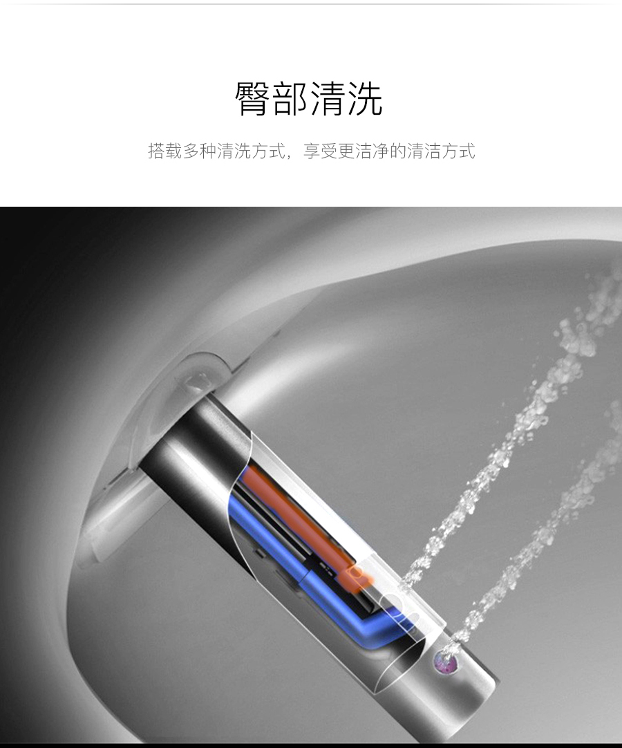 GOHGOH家用衛生間智能陶瓷坐便器 即熱式感應馬桶 一體式座便節水防臭馬桶BL-ZC91
