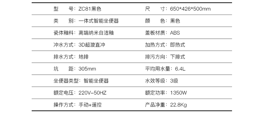 GOHGOH智能坐便器 即熱式感應馬桶 