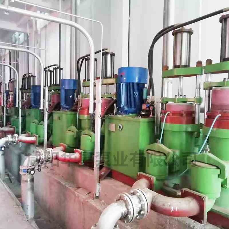 YBH400節(jié)能柱塞泥漿泵在造紙廠使用現(xiàn)場